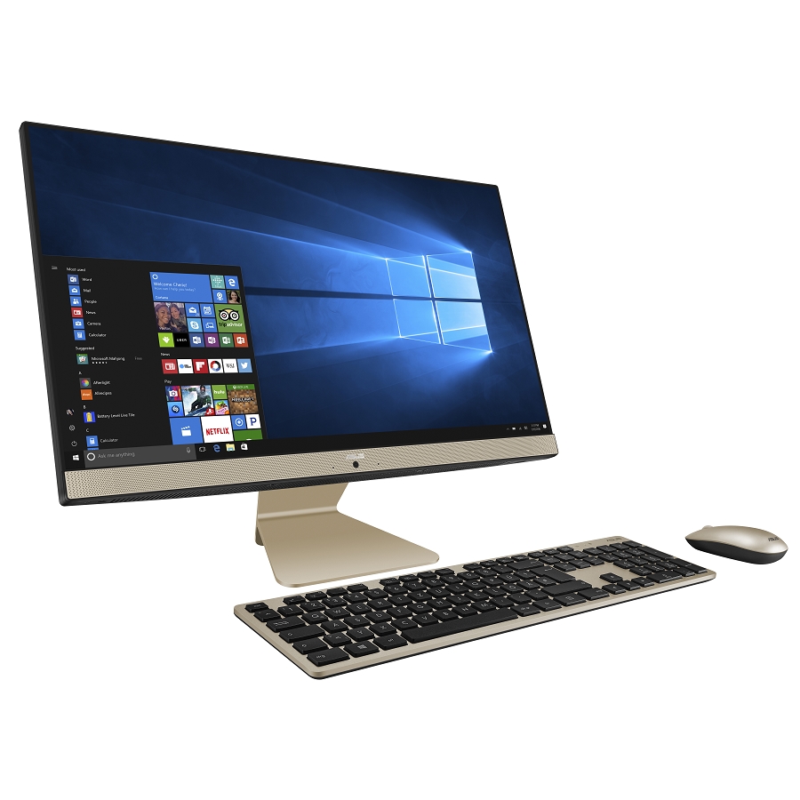 ASUS V222FAK-BA025M I5-10210U 8GB 256GB SSD O/B VGA 21.5" FHD NONTOUCH FREE-DOS GOLD/SİYAH ALL IN ONE PC