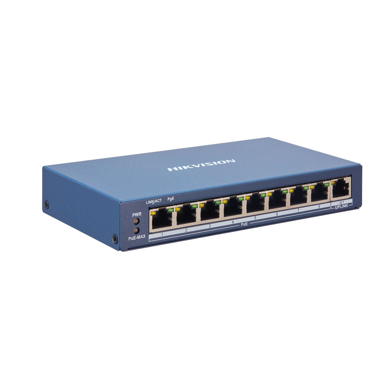 HIKVISION DS-3E1309P-EI, 8 PORT 10/100 8 PORT POE 1 PORT UPLINK 123W FAST ETHERNET SWITCH