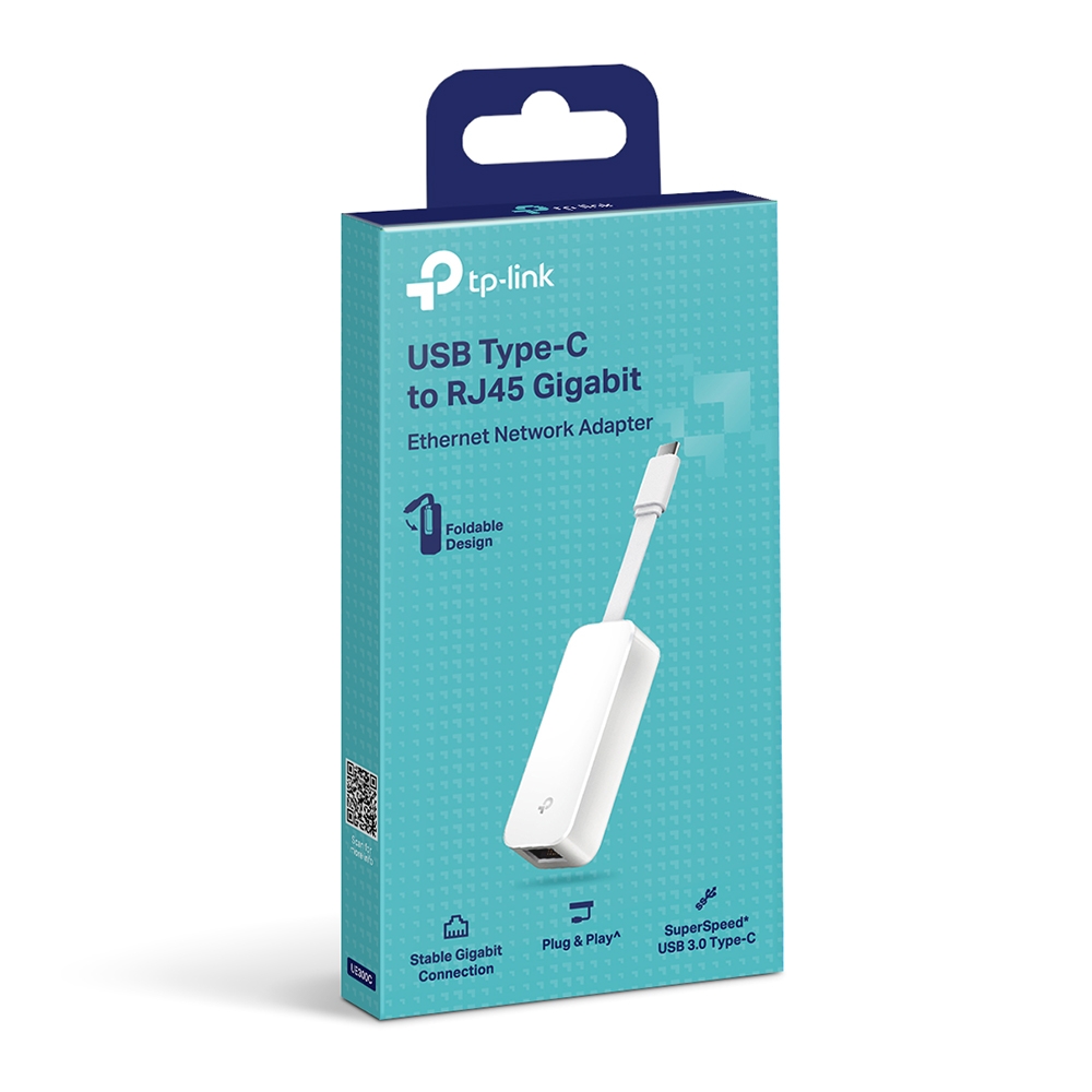 TP-LINK UE300C 10/100/1000 RJ45 TO USB TYPE-C ETHERNET DÖNÜŞTÜRÜCÜ