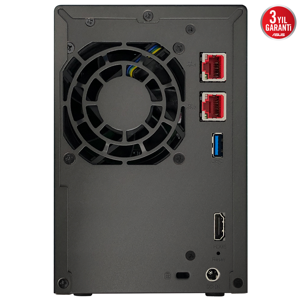 ASUSTOR AS6702T 4GB 2 BAY 1xGLAN DEPOLAMA ÜNİTESİ