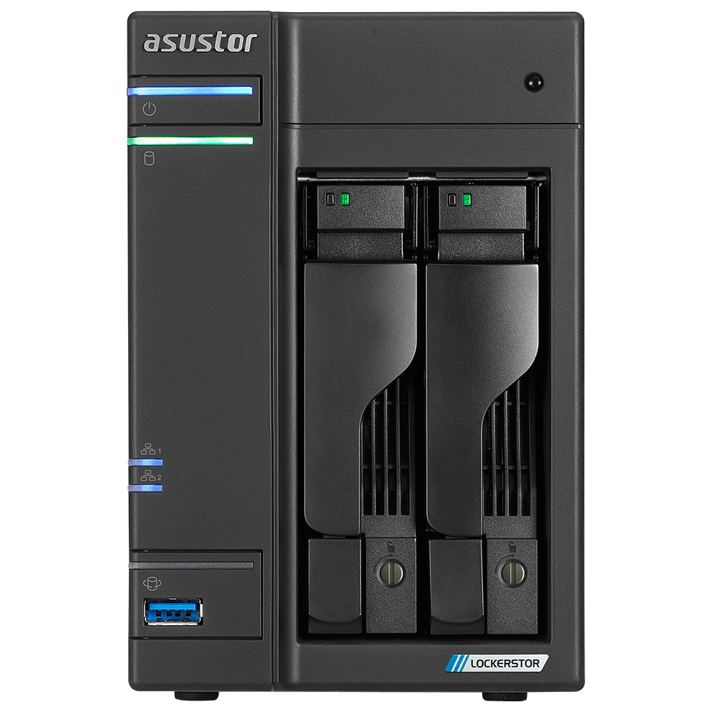 ASUSTOR AS6702T 4GB 2 BAY 1xGLAN DEPOLAMA ÜNİTESİ