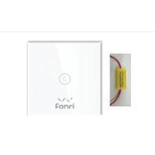 FONRİ WF3-EL3-0201-04 WIFI KABLOSUZ S1NCU AKILLI DOKUNMATİK PERDE PANJUR DUVAR ANAHTARI