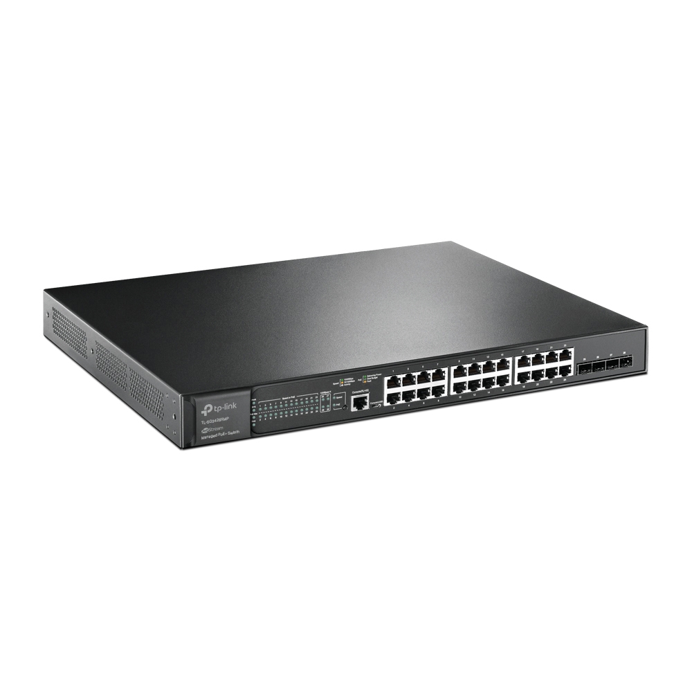 TP-LINK OMADA TL-SG3428XMP 24 PORT 10/100/1000 24 PORT POE+ 4 X SFP YONETILEBILIR RACK MOUNT SWITCH