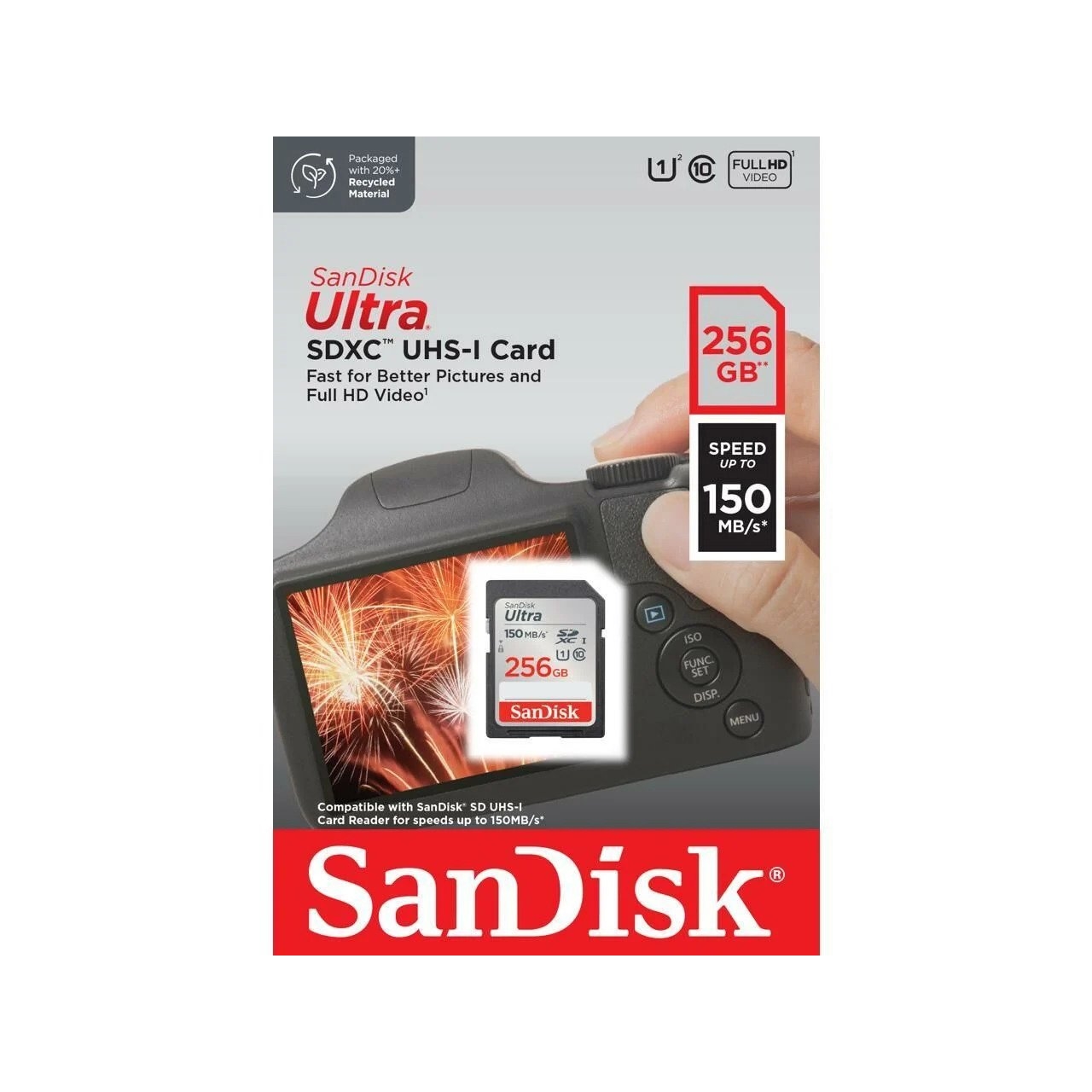 SANDISK ULTRA 256GB SDXC UHS HAFIZA KARTI SDSDUNC-256G-GN6IN