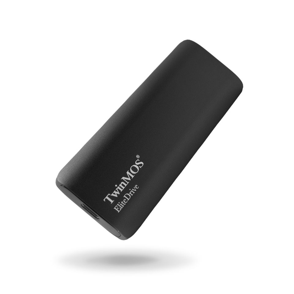 TWINMOS EXTERNAL SSD 2TB USB3.2/TYPE-C SIYAH HARICI SSD PSSD2TBMEDB