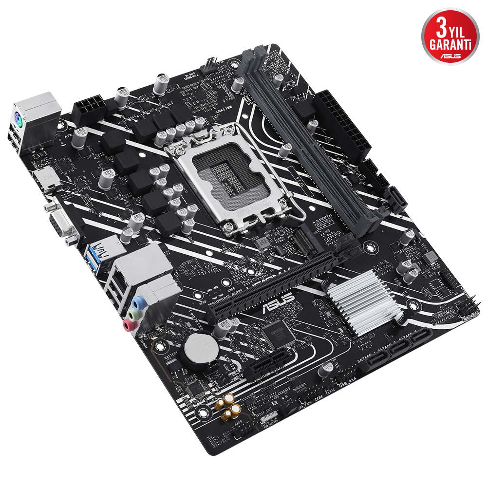 ASUS PRIME H610M-K 2xDDR5 VGA/HDMI 1xM.2 1xGLAN 1700P ANAKART