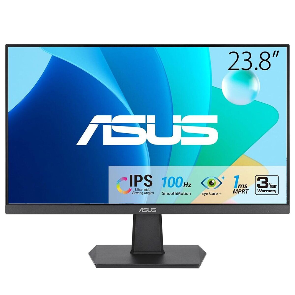 ASUS VA24EHF 23.8" 1MS 100Hz 1920x1080 HDMI VESA IPS LED MONITOR