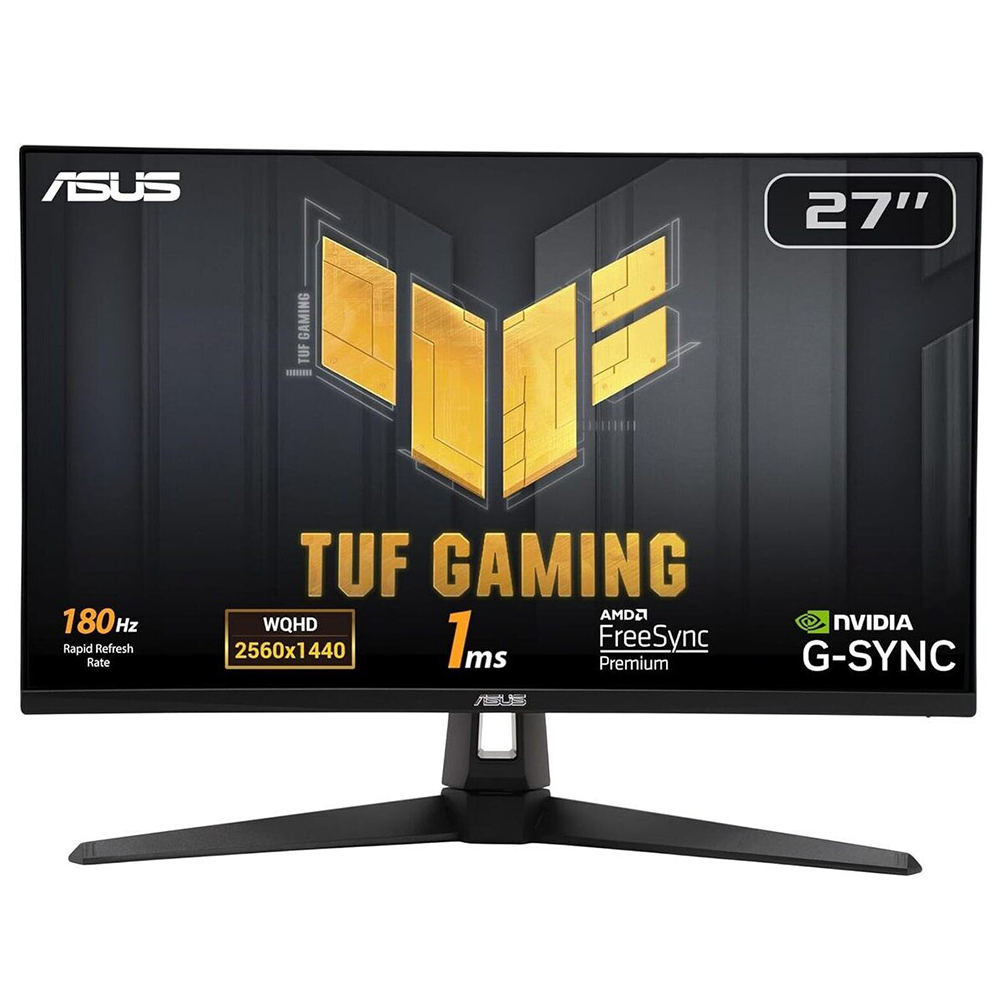 ASUS TUF GAMING VG27AQ3A 27" 1MS 180Hz 2K 2560x1440 VGA/HDMI VESA IPS LED GAMING MONITOR