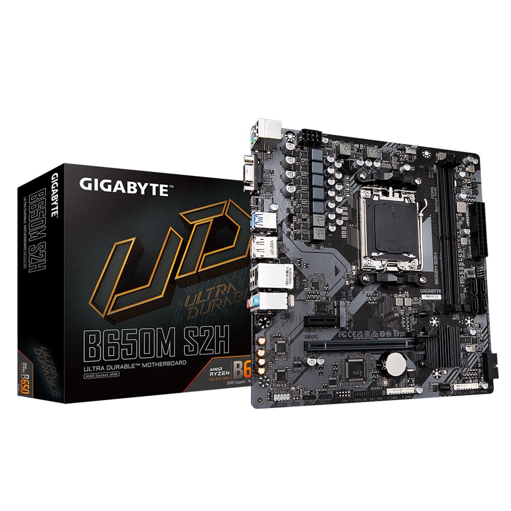 GIGABYTE B650M-S2H 4xDDR5 DP+VGA+HDMI 4xM.2 AM5 ANAKART