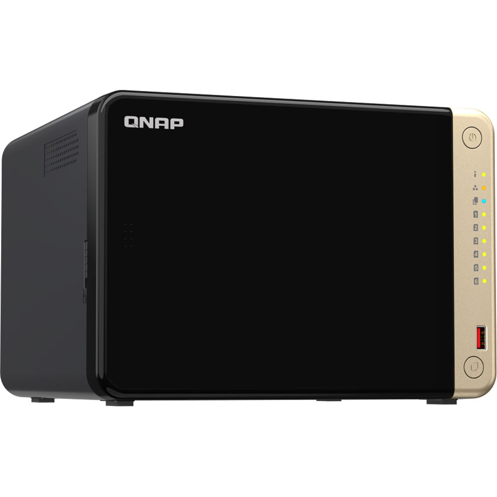 QNAP TURBONAS TS-664-8G 8GB 6 BAY 2xGLAN NAS DEPOLAMA ÜNİTESİ