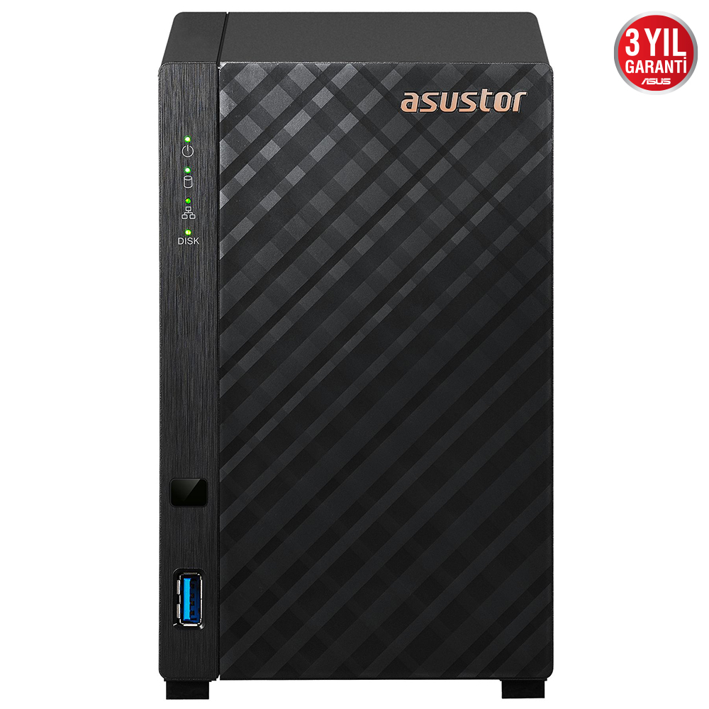 ASUSTOR AS1102TL 1GB 2 BAY 1xGLAN DEPOLAMA ÜNİTESİ