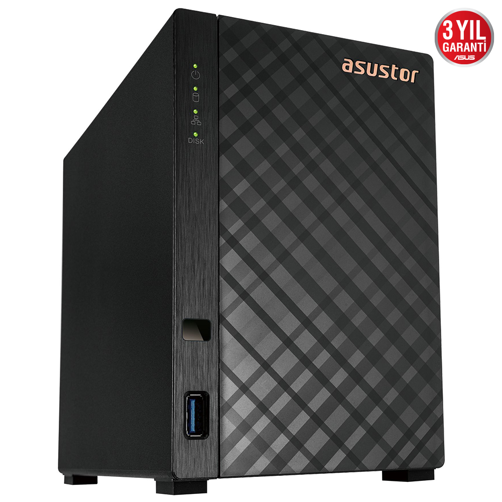 ASUSTOR AS1102TL 1GB 2 BAY 1xGLAN DEPOLAMA ÜNİTESİ