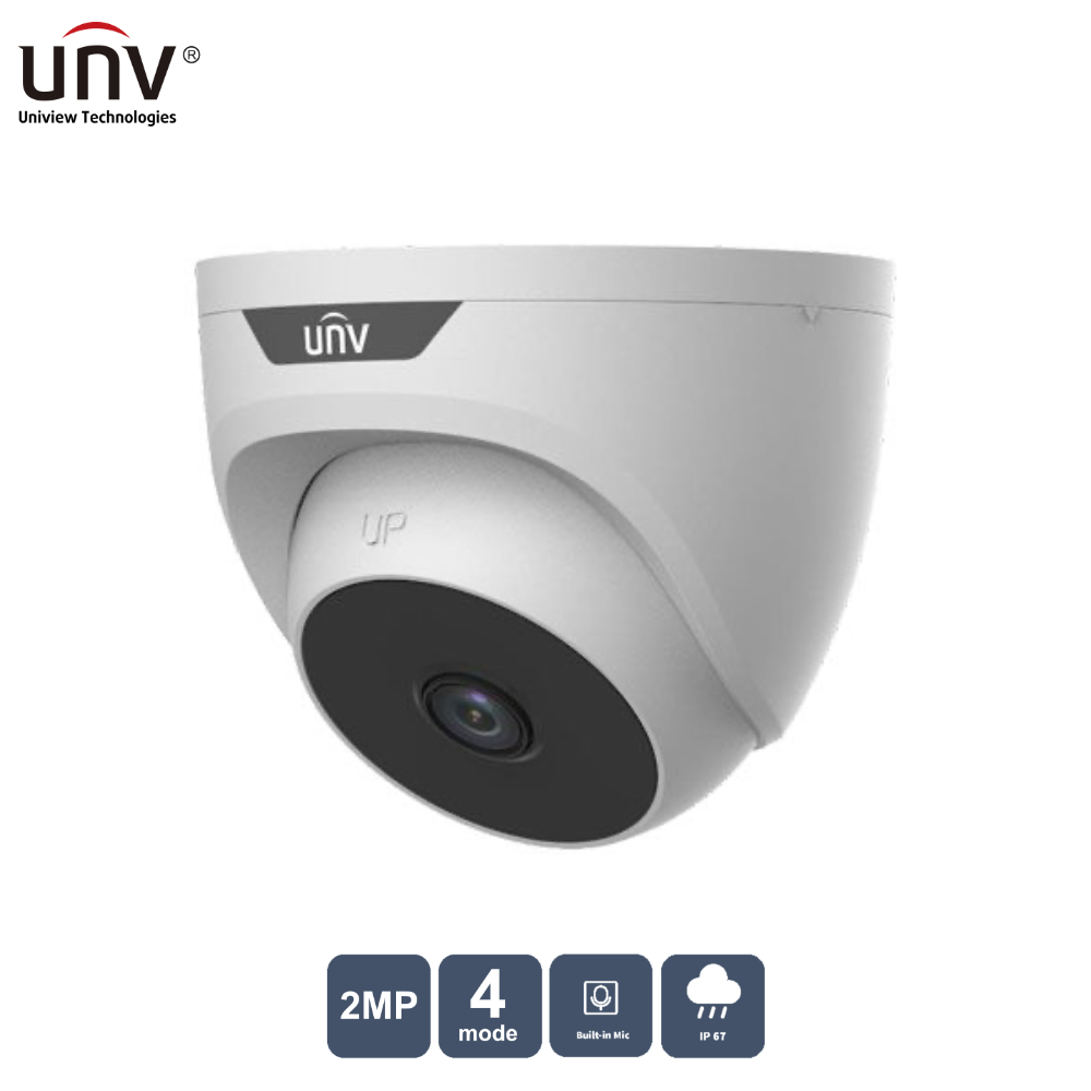 UNIVIEW UAC-T132-F28 2MP 2.8MM 20MT IP67 AHD DOME KAMERA