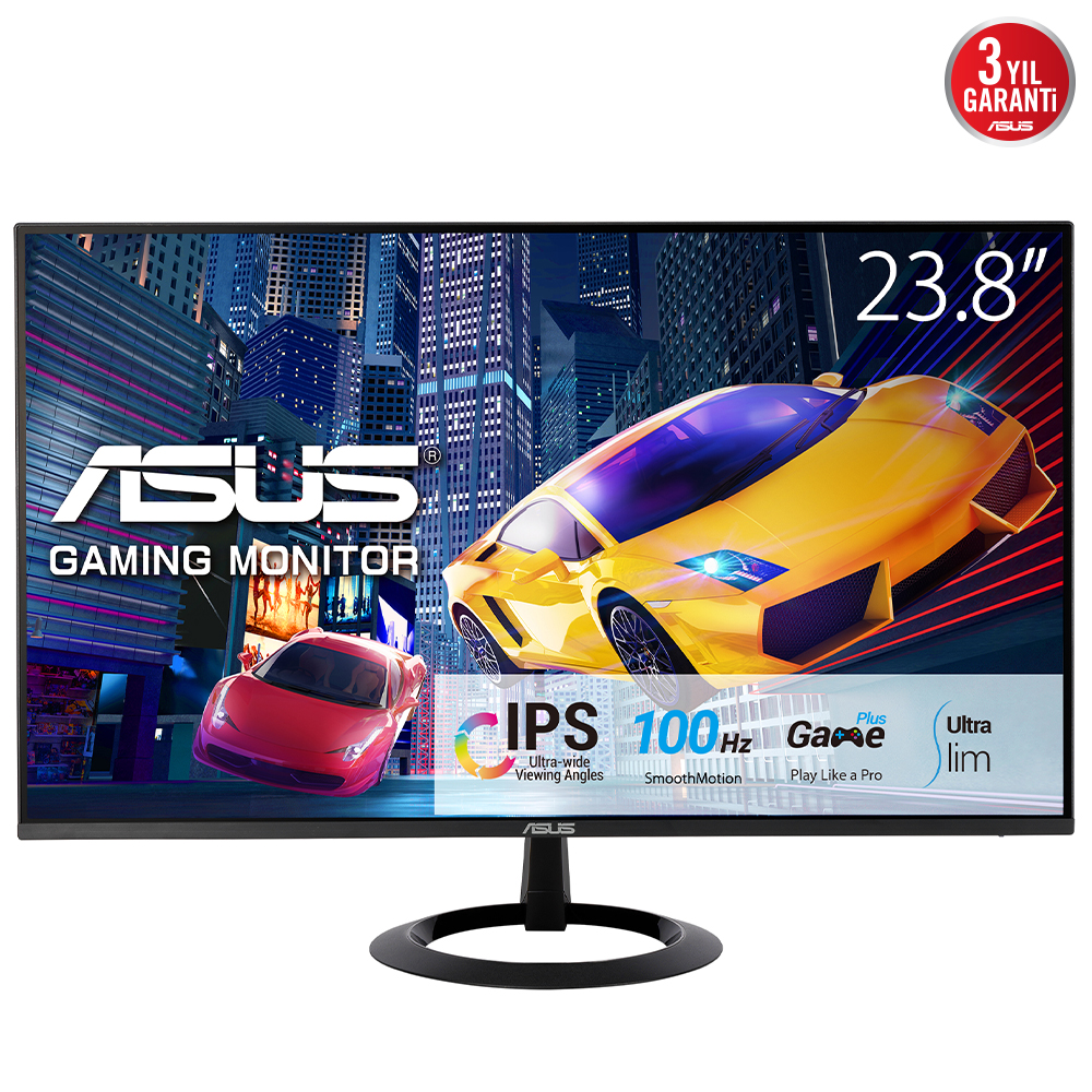 ASUS VZ24EHF 23.8" 1MS 100Hz FHD HDMI VESA IPS LED MONITOR