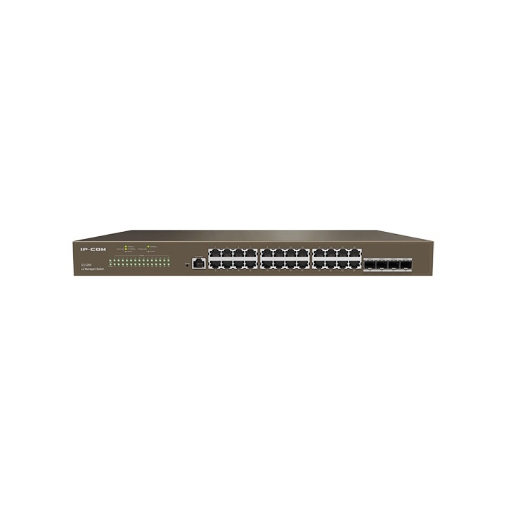 IP-COM IP-G3328F 26 PORT 10/100/1000 4 X SFP CLOUD YÖNETİLEBİLİR RACK MOUNT SWITCH