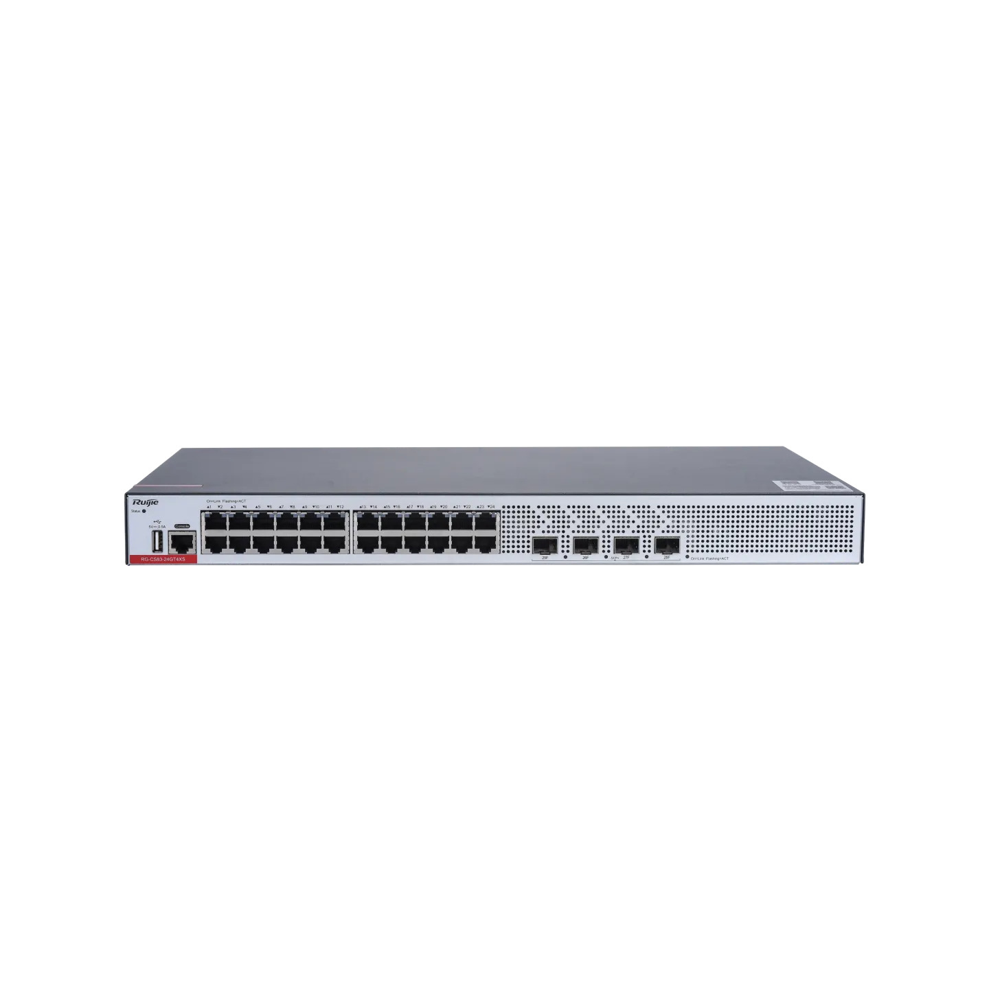 RUIJIE RG-CS83-24GT4XS 24 PORT 10/100/1000 4-PORT 1G/10G L3 YÖNETİLEBİLİR RACK MOUNT SWITCH