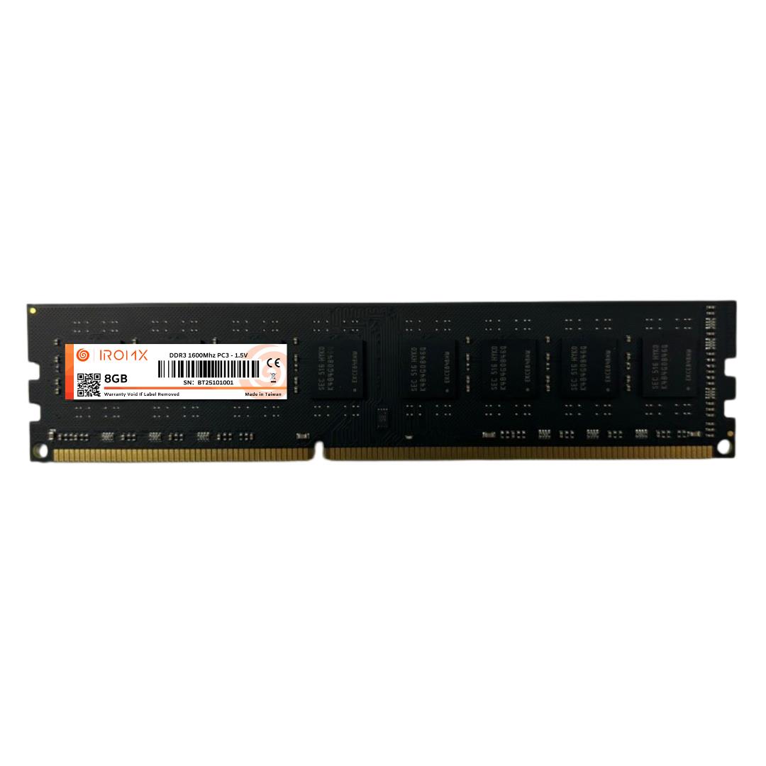 IROMX 8GB 1600MHz DDR3 (SAMSUNG CHIP) PC RAM