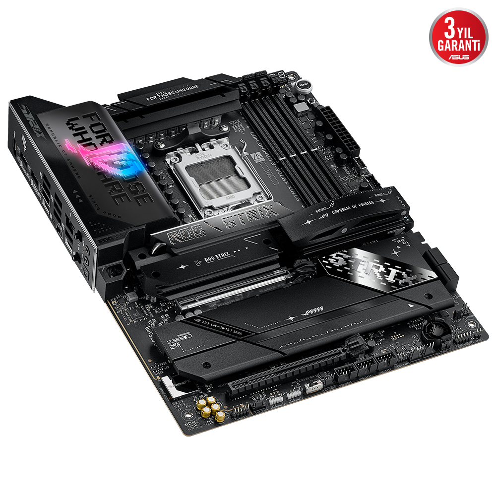 ASUS ROG STRIX X870E-E GAMING WIFI 4xDDR5 HDMI 5xM.2 AM5 ANAKART