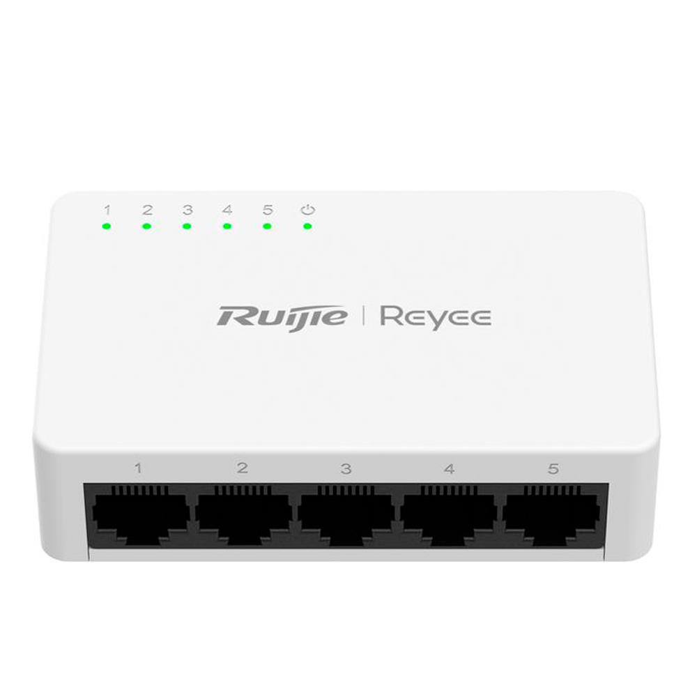 RUIJIE REYEE ES05G-L 5 PORT 10/100/1000 YONETILEMEZ DESKTOP SWITCH PLASTİK KASA