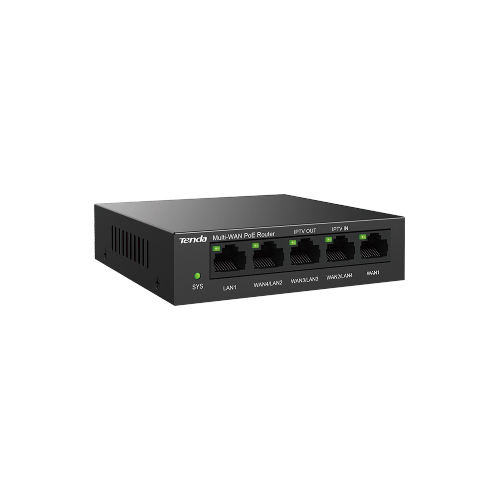 TENDA G0-5G-POE 5PORT GIGABIT ETHERNET POE GATEWAY/ROUTER