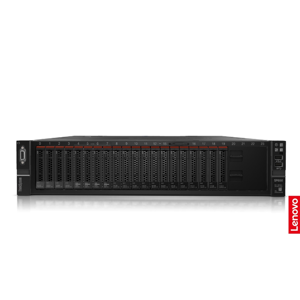 LENOVO SR650 V2 2x SILVER 4310 64GB 3x 960GB SSD 2x 1100W 2U RACK SERVER