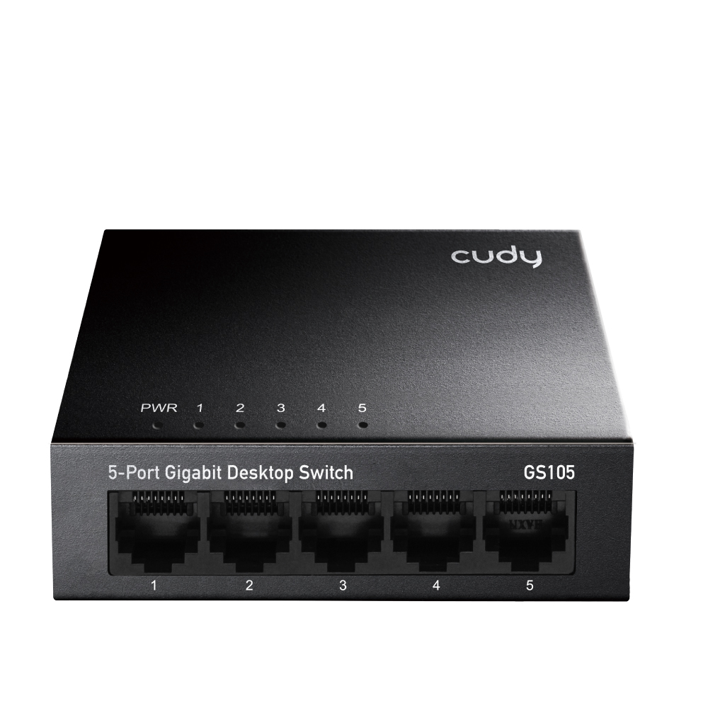 CUDY GS105 5 PORT 10/100/1000 YONETILEMEZ DESKTOP SWITCH METAL KASA