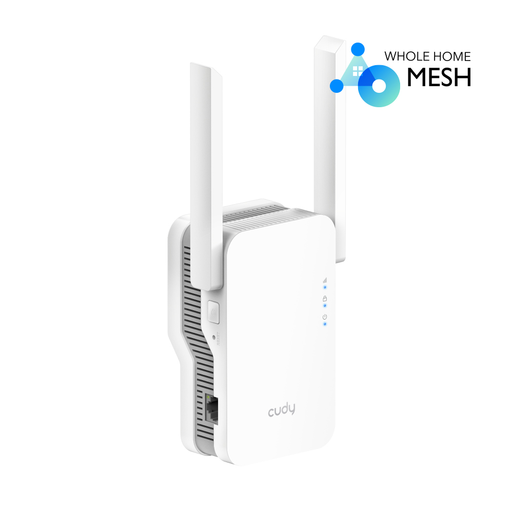 CUDY RE1800 AX1800 Wi-Fi 6 1PORT 2 ANTEN 2.4/5GHz INDOOR REPEATER MENZİL GENİŞLETİCİ