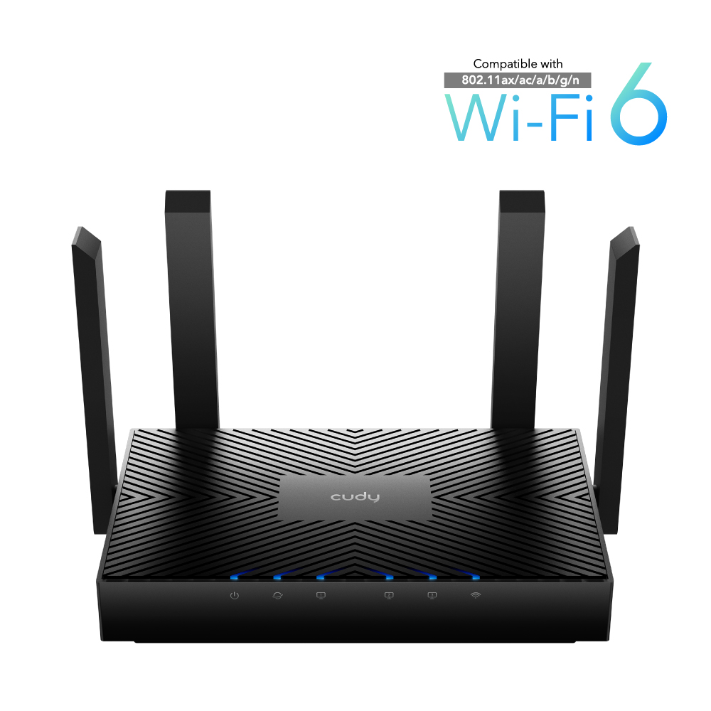 CUDY WR3000 AX3000 Wi-Fi 6 4PORT GIGABIT 4 ANTEN DUALBAND ROUTER