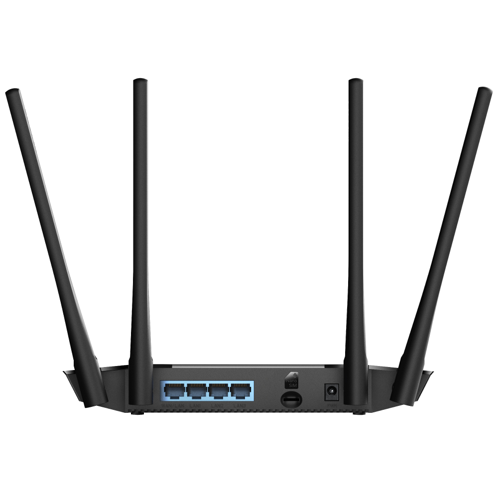 CUDY LT400_EU 300MBPS 4 PORT 4 ANTEN 4G LTE INDOOR SIM KART GİRİŞLİ ROUTER