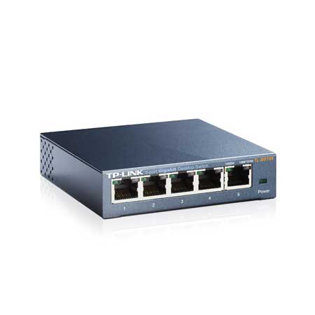 TP-LINK TL-SG105 5 PORT 10/100/1000 FAST ETHERNET DESKTOP SWITCH