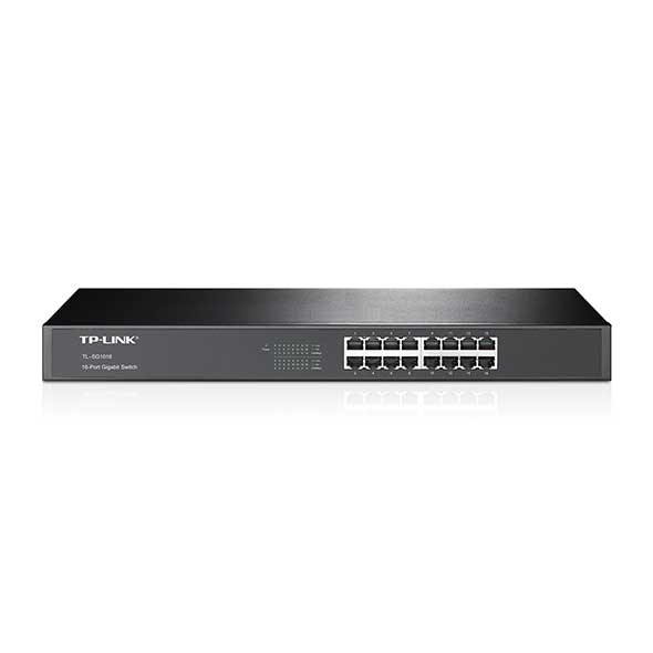 TP-LINK TL-SG1016 16 PORT 10/100/1000 YONETILEMEZ RACK MOUNT SWITCH