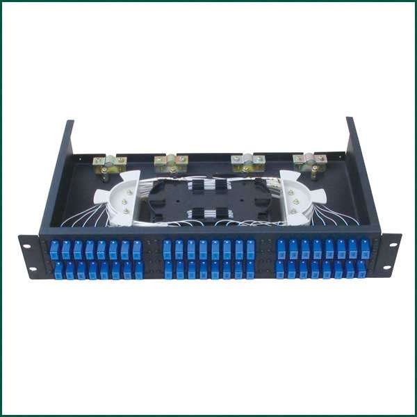 ERAT R1U19KZSCDX-48F 1U 19" 48 FIBERLI FULL SET SC DX RACK TİPİ MM 50/125 PATCH PANEL