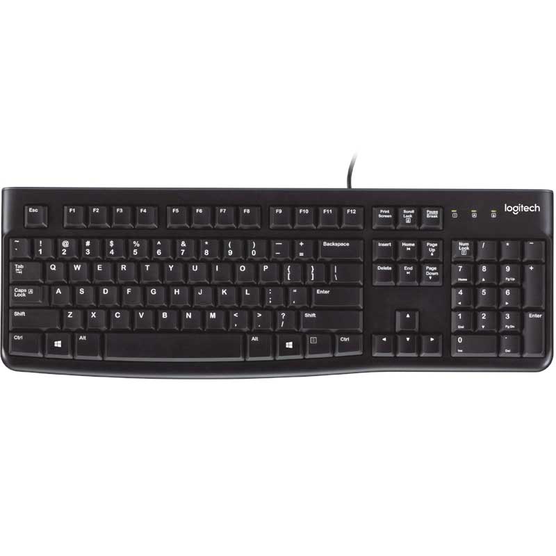 LOGITECH K120 920-002505 SİYAH USB TR KLAVYE Q