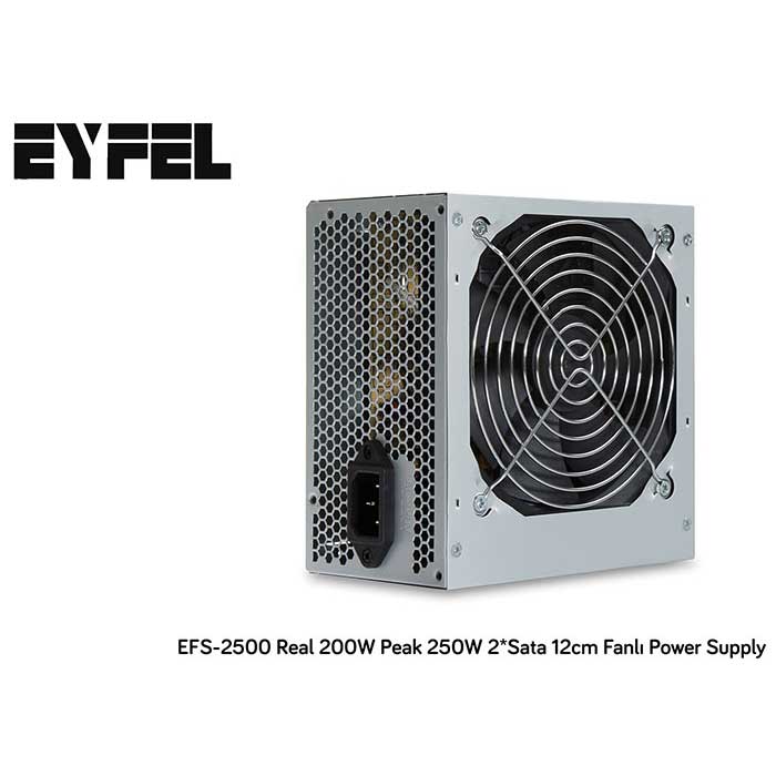 EYFEL EFS-2500 Real 200W Peak 250W 12cm FANLI POWER SUPPLY BULK